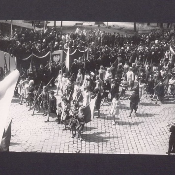 Obchody 1 Maja 1970 r. Pochód.