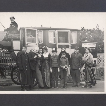 Dyliżans pocztowy na trasie Gniezno – Lednica – Gniezno.