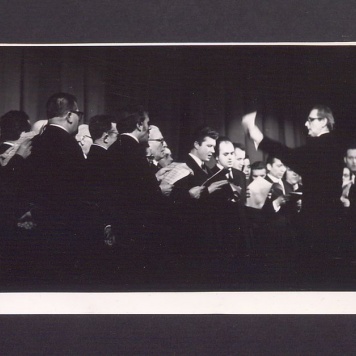 26 rocznica obchodów wyzwolenia miasta Gniezna 21-01-1945 – 1971. Koncert członków chóru "Dzwon".