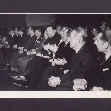 26 rocznica obchodów wyzwolenia miasta Gniezna 21-01-1945 – 1971. Grupa uczestników.