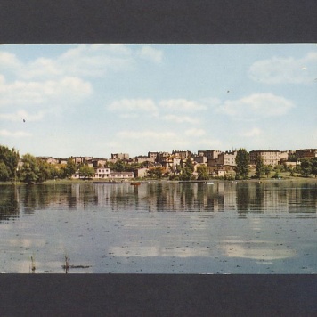 Gniezno, widok ogólny od strony jeziora Jelonek.