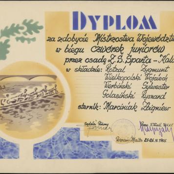 Dyplom sportowy