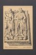 Sarkofag Piastów opolskich w kościele franciszkańskim - Bolko I i Bolko II - wiek XIV. Rysunek w zbiorach Liceum Pedagogicznego w Opolu.